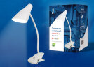 TLD-563 White/LED/360Lm/4500K/Dimmer Светильник настольный, 5W. Сенсорный выключатель. Белый. ТМ Uniel - фото