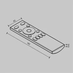 Пульт UNION для систем Axity 4 зоны (Черный)