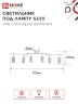 Светильник потолочный НПБ СПОТ-6ExGU10-AR-WH под GU10 с регулир. базой белый IN HOME - Фото 6