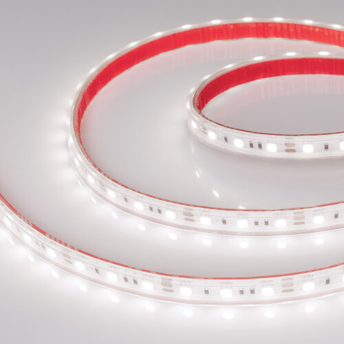 Светодиодная лента герметичная RTW-PS-B60-12mm 12V White6000 (14.4 W/m, IP67, 5060, 5m) (Arlight, 14.4 Вт/м, IP67) 022323(2) - фото