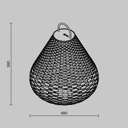 Ландшафтный светильник Плет / Plet 3000K 5Вт IP 54 (Черный) O530FL-L5B3K1 - фото 2