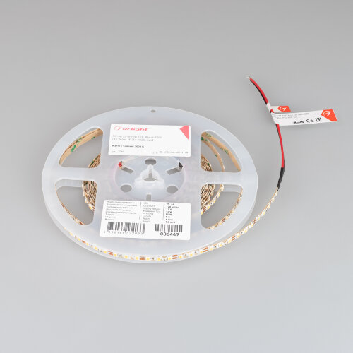 Светодиодная лента RZ-А120-6mm 12V Warm3000 (12 W/m, IP20, 2835, 5m) (Arlight, 12 Вт/м, IP20) 036449 - фото 3