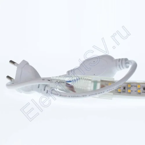 Сетевой шнур для одноцветной ленты 2835 220V 208С - фото 2.