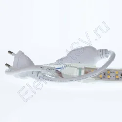 Сетевой шнур для одноцветной ленты 2835 220V 208С