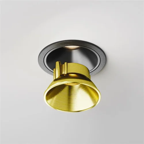 Декоративная рамка-отражатель для светильников серии Alfa LED латунь (Латунь) - фото 5