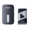 UDB-095W-R1T1-38S-BL-SL Звонок электронный, 220В, Радиус действия 150 м, Черный с серебристым - фото 1
