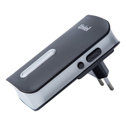 UDB-095W-R1T1-38S-BL-SL Звонок электронный, 220В, Радиус действия 150 м, Черный с серебристым - фото 2