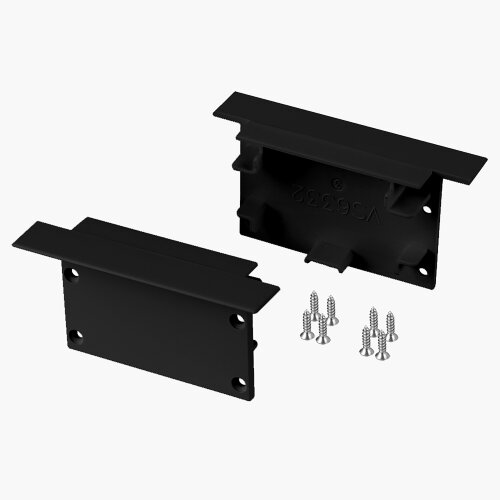 Профиль с экраном SL-LINIA62-F-2500 BLACK+OPAL (Arlight, Алюминий) - фото 2