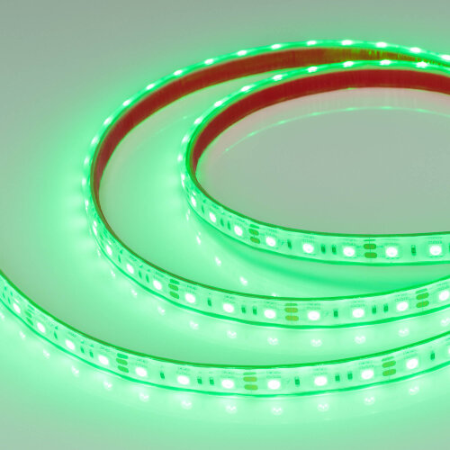 Светодиодная лента герметичная RTW-PFS-B60-13mm 12V Green (14.4 W/m, IP68, 5060, 5m) (Arlight, 14.4 Вт/м, IP68) - фото 1