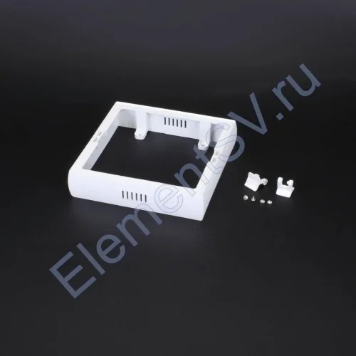 Корпус-адаптер квадратный для накладного варианта DL-SR-12W MB45 - фото.