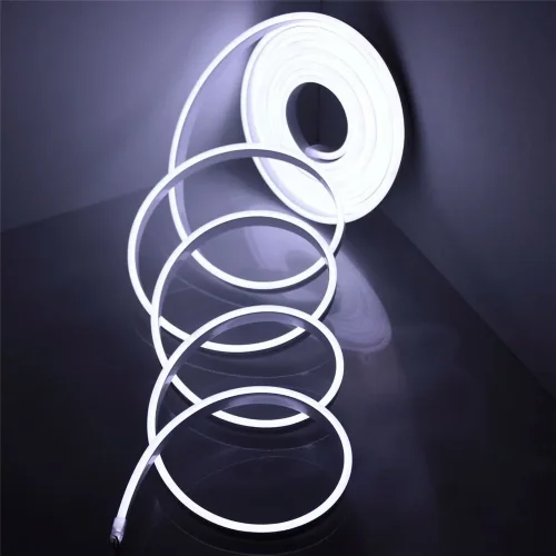 Светодиодный гибкий неон 4.5*13, 12V white LB1 (блистер 5м) - фото I