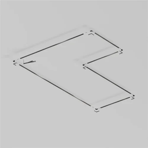 Шинопровод 3 м Exility X накладной, черный (Черный) TRX239-413B - фото 4