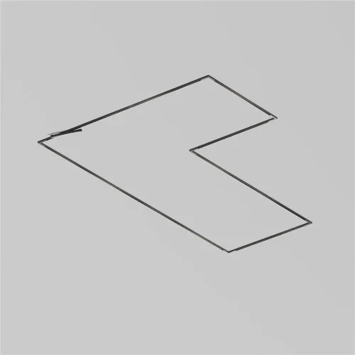 Шинопровод 3 м Exility X накладной, черный (Черный) TRX239-413B - фото 5