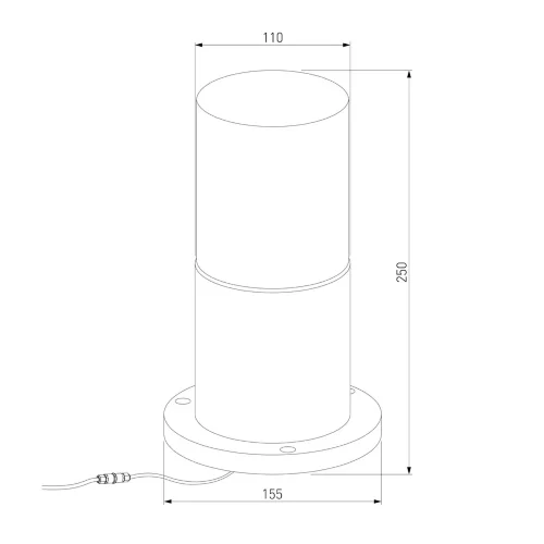 Ландшафтный светильник Roil чёрный IP54 35125/S - фото 5