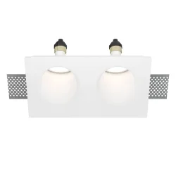 Встраиваемый светильник Gyps Modern GU10 2x35Вт (Белый)