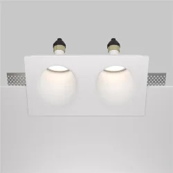 Встраиваемый светильник Gyps Modern GU10 2x35Вт (Белый)