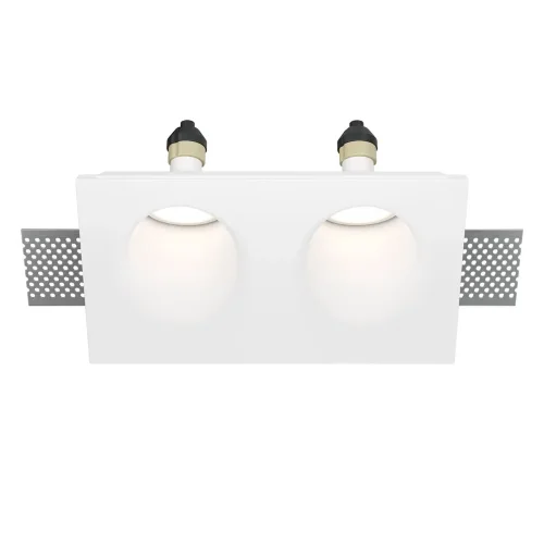 Встраиваемый светильник Gyps Modern GU10 2x35Вт (Белый) - фото 2