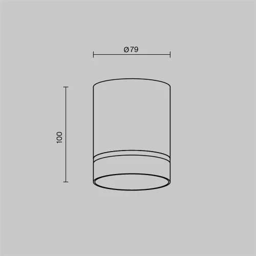 Потолочный светильник Orlo 3000K 1x9Вт 120° (Черный) - фото 11