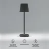 Уличный светодиодный настольный светильник Mist черный с аккумулятором IP54 TL70220 черный - фото