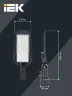 Светильник светодиодный ДКУ 1014-100Ш PRO 5000К IP65 уличный консольный IEK LT-DKU1-1014-100-50-K02 - фото 6