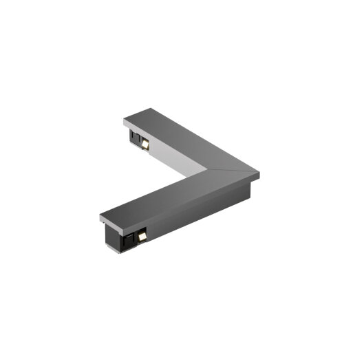 TR5723-DN Электрический коннектор для трека SHINE BASE 90° потолок-потолок, темный никель, алюминий.