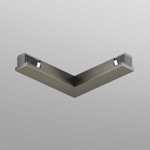 TR5723-DN Электрический коннектор для трека SHINE BASE 90° потолок-потолок, темный никель, алюминий.