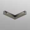 TR5723-DN Электрический коннектор для трека SHINE BASE 90° потолок-потолок, темный никель, алюминий.