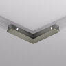 TR5723-DN Электрический коннектор для трека SHINE BASE 90° потолок-потолок, темный никель, алюминий. Фото 2