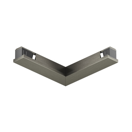 TR5723-DN Электрический коннектор для трека SHINE BASE 90° потолок-потолок, темный никель, алюминий. Фото 3