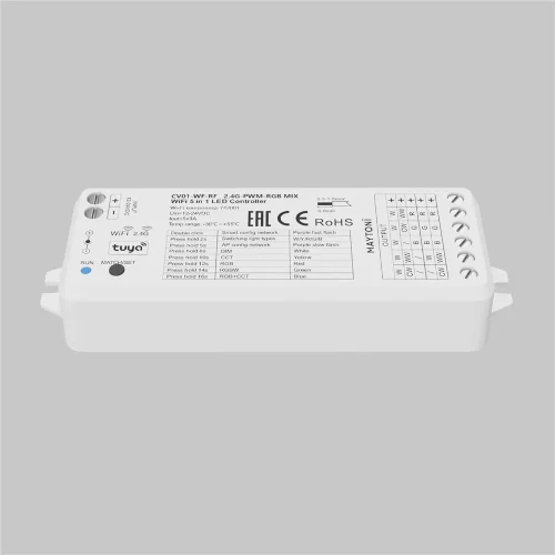 Wi-Fi контроллер для светодиодной ленты RGB MIX 12-24В (Белый) - фото 2