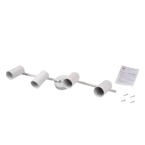 Светильник PCL-0504 4xGU10 IP20 230В WH настен./потолочн. декор. под лампу JazzWay 5066748 - фото 6