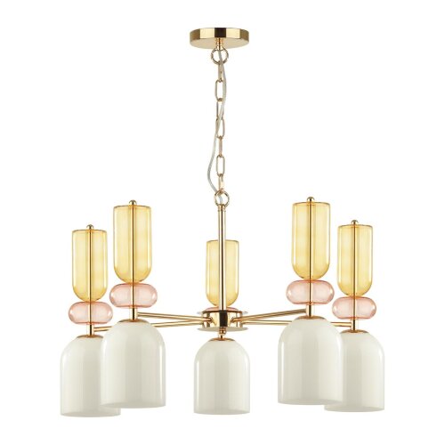 Люстра «LUMION» 4589/5, серия: GILLIAN (крепление на планке). Фото 1.