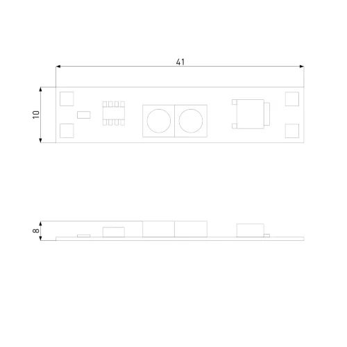 Выключатель с инфракрасным датчиком движения 12/24V 60/120W 95000/01 - фото 4
