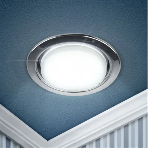 Светильник под GX53 13Вт 220В хром (уп.10шт) KL35 CН-10 /1 ЭРА Б0048948 - фото