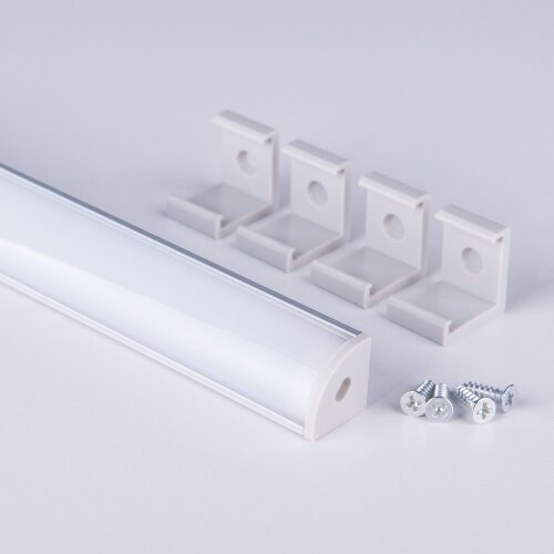 Угловой алюминиевый профиль для светодиодной ленты - Фото 2