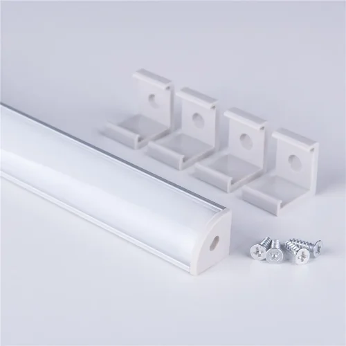 Угловой алюминиевый профиль для светодиодной ленты LL-2-ALP008 - фото 2