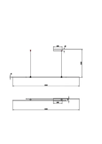 Подвесной светильник Halo 2600-3500К 48Вт (Латунь) - фото 2