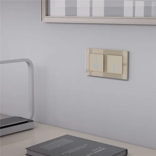 Умный сенсорный выключатель двухклавишный W4520611 - фото 4