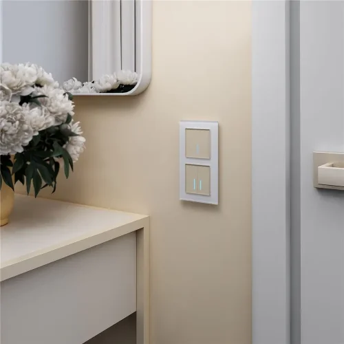 Умный сенсорный выключатель двухклавишный W4520611 - фото 6