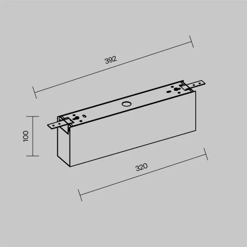 Короб для блока питания Elasity IP (Черный) O-TR001-BX-B - фото 6