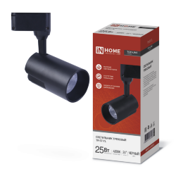 Светильник трековый светодиодный TR-07-TL 25Вт 4000К 2500Лм IP40 24 градуса черный серии TOP-LINE IN HOME