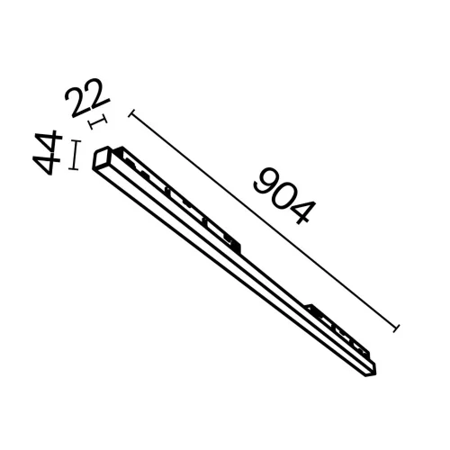 Трековый светильник Базис / Basis Exility 2700-6000K 30Вт 120° Dim Dali1 (Белый) TR030-4-30WTW-DD-W - фото 2