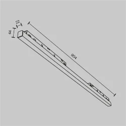 Трековый светильник Базис / Basis Exility 2700-6000K 30Вт 120° Dim Dali1 (Белый) TR030-4-30WTW-DD-W