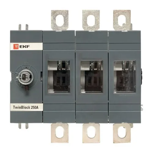 Рубильник 3п 250А без рукоятки управления TwinBlock PROxima EKF tb-s-250-3p - фото 3
