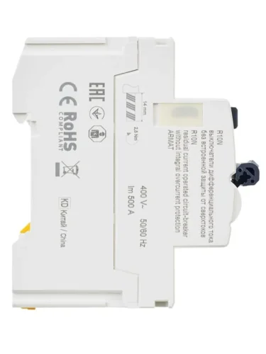 Выключатель дифференциального тока (УЗО) 4п 40А 300мА тип AC ВДТ R10N ARMAT IEK AR-R10N-4-040C300 - фото 5