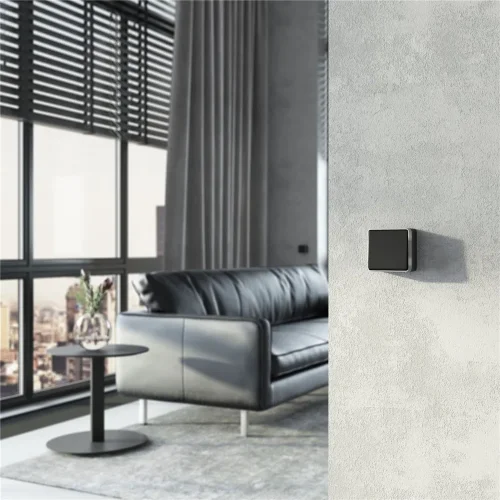 Выключатель одноклавишный Gallant черный с серебром W5010034 W5010034 - фото 2