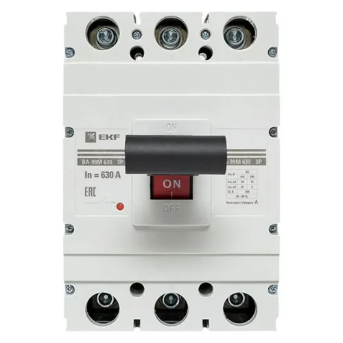 Выключатель автоматический 3п 630/630А 50кА ВА-99М PROxima EKF mccb99-630-630m - фото 3