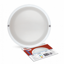 Светильник светодиодный герметичный СПП-А-КРУГ 18Вт 230В 6500К 1440Лм с оптико-акустическим датчиком IP65 IN HOME