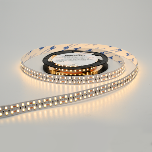 Светодиодная лента WOLTA WLS2835-24W/3000/24H240-02 SMD2835 24Вт 3000K IP20 240 led/m двухрядная - фото 3.