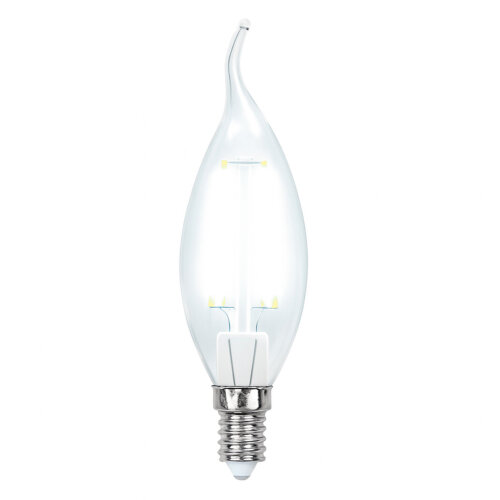 LED-CW35-7.5W-NW-E14-CL GLA01TR Лампа светодиодная, Форма свеча на ветру, прозрачная, Серия Air, Белый свет 4000K - фото 1